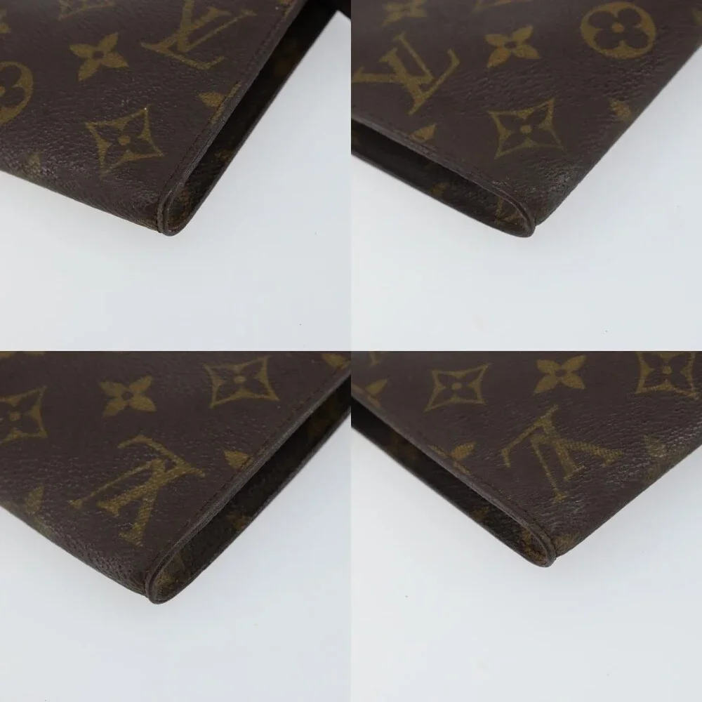 Louis Vuitton Monogram Bucket GM Accessory Pouch Brown
